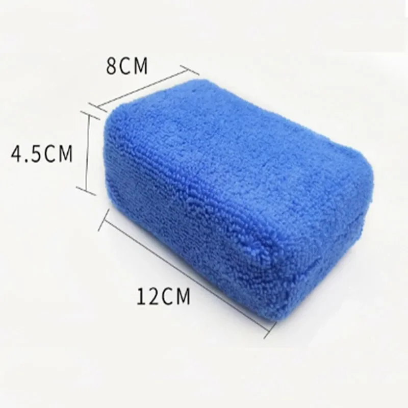 1/3/5/6PCS Car Cleaning Sponge Cloths Car Cleaning Cloths Car Wax Polishing Pad Car Detailing Microfiber Applicators