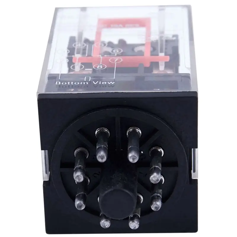 6X AC 220V/230V Coil Voltage PCB Power Relay 8 Pins DPDT 2NO 2NC MK2P-1