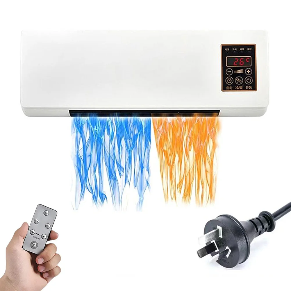 Настенный портативный кондиционер с дистанционным управлением, многофункциональный кондиционер, портативный настенный кондиционер для домашнего офиса