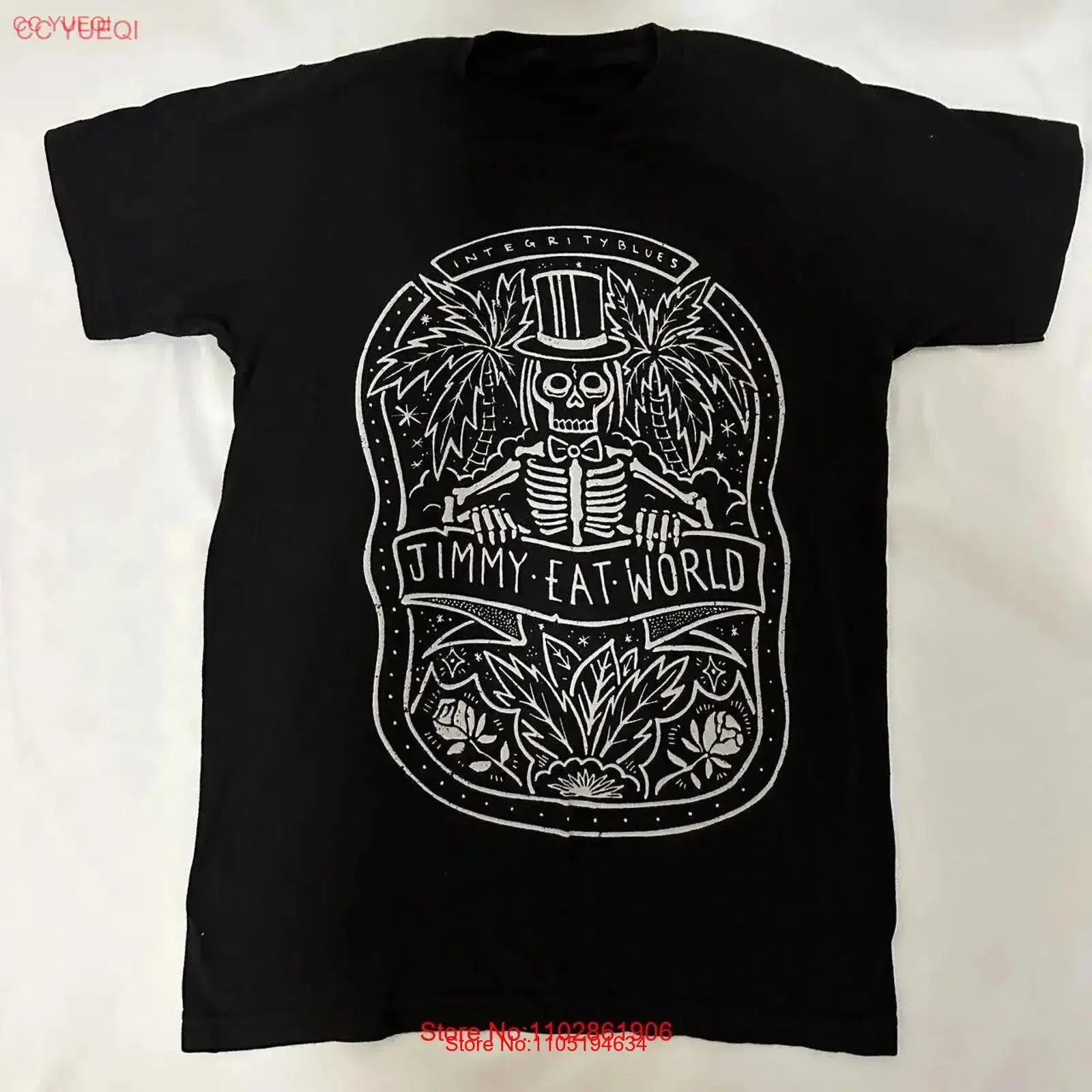 Jimmy Eat World Band Black Color Heavy Cotton Size S To 4XL T Shirt BL123 vintage Washed Unisex designer clothes fashion