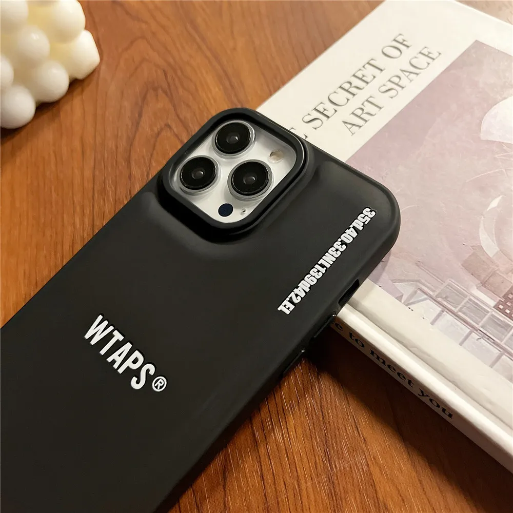 Giappone Marca WTAPS @ Territorio Urbano Bone Cassa Del Telefono Per iPhone 11 12 13 14 15 Pro Max 13Pro iphone15 Tokyo Buffer Cover Coque