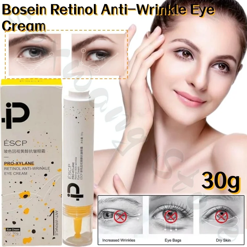 

Bosein Retinol Anti-Wrinkle Eye Cream Hydrating, Moisturizing, Soothing, Dry Lines and Dark Circles Around The Eyes 30g Eye Care