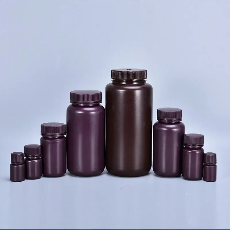 500ml,1000ml Wide Mouth Plastic Bottles with Caps for Reagent Lotion Liquid Food Grade Storage Container Refillable Bottles