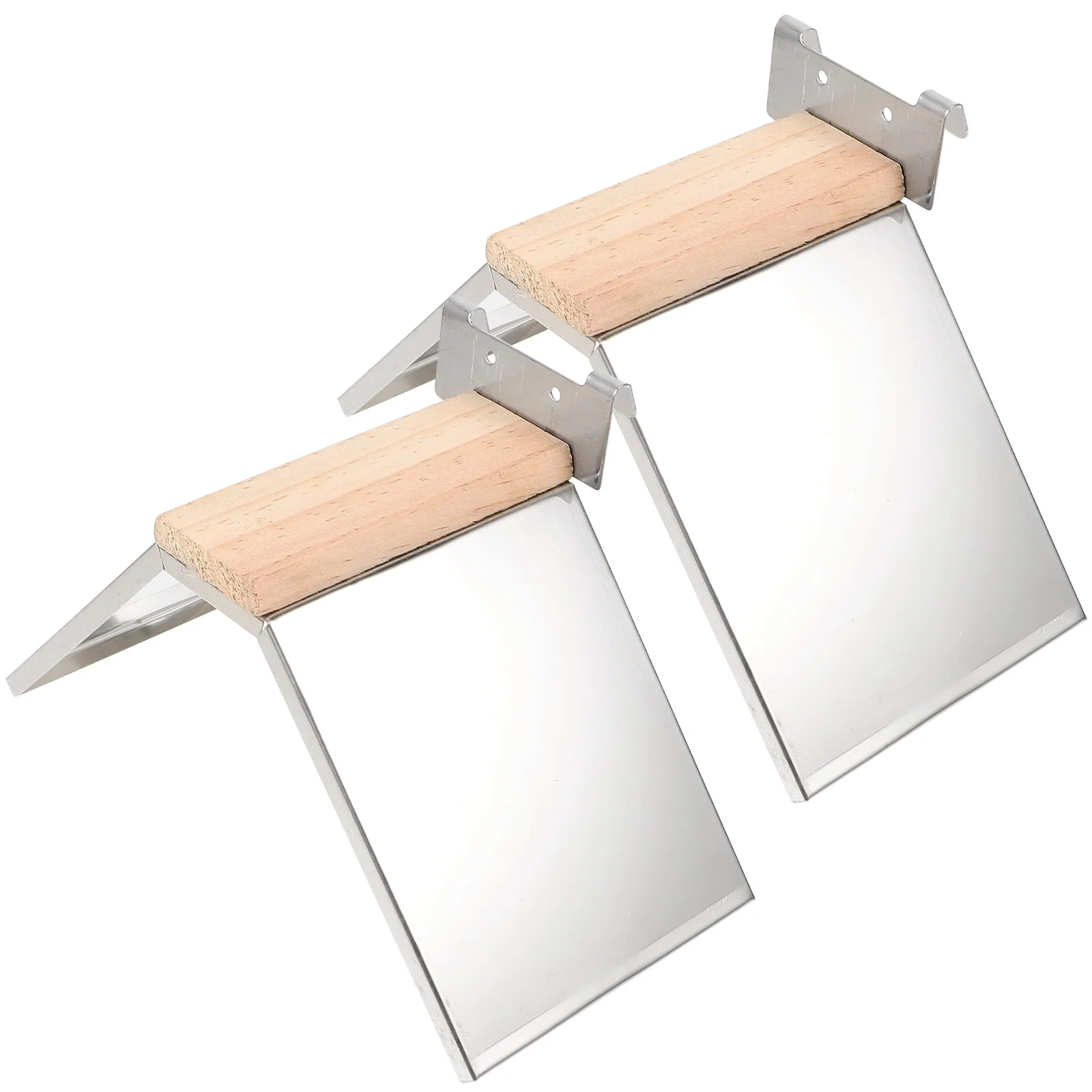 

2pcs Pigeon Perch Iron Wood Stand For Parrot Bird Cage Accessory Roosting Holder Pet Supplies Wooden Iron Pigeon Perch Parrot