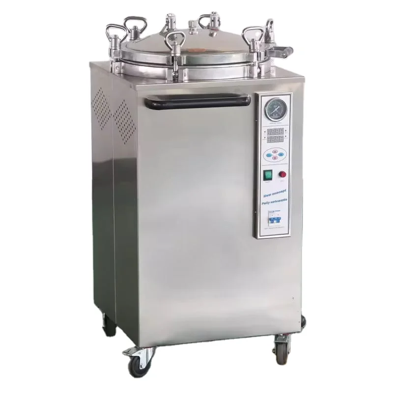 Animal Hospital Clinic Autoclave Steriliser 35L To 150L Capacity Vertical Laboratory Veterinary Instrument