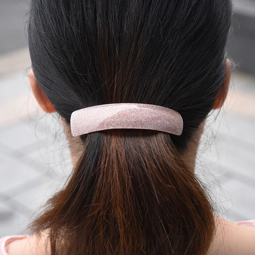 Women headwear girls hairwear middle size cute hair clip office simple vintage hair barrette fashion hair accessories for women