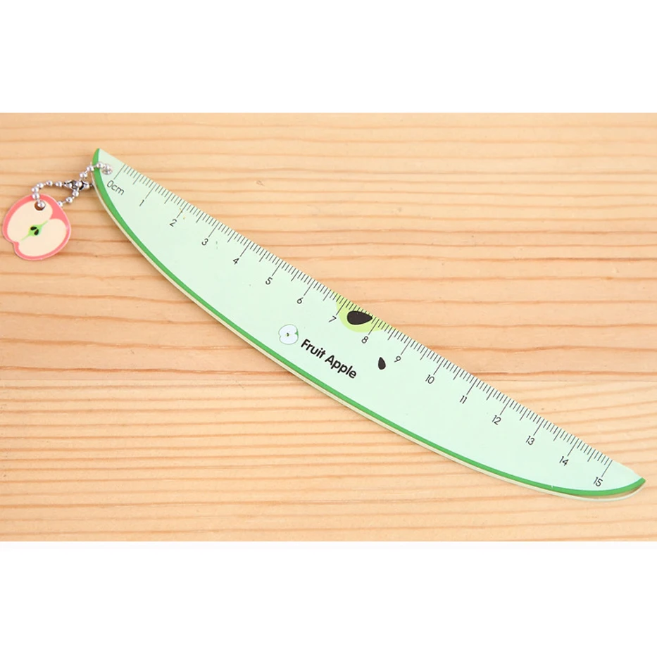 ไม้บรรทัดพลาสติกผลไม้ ไม้บรรทัดเครื่องเขียนนักเรียนธีมผลไม้ ไม้บรรทัดโปร่งใส โปร่งใสสำหรับนักเรียนโรงเรียนกลับไปโรงเรียน