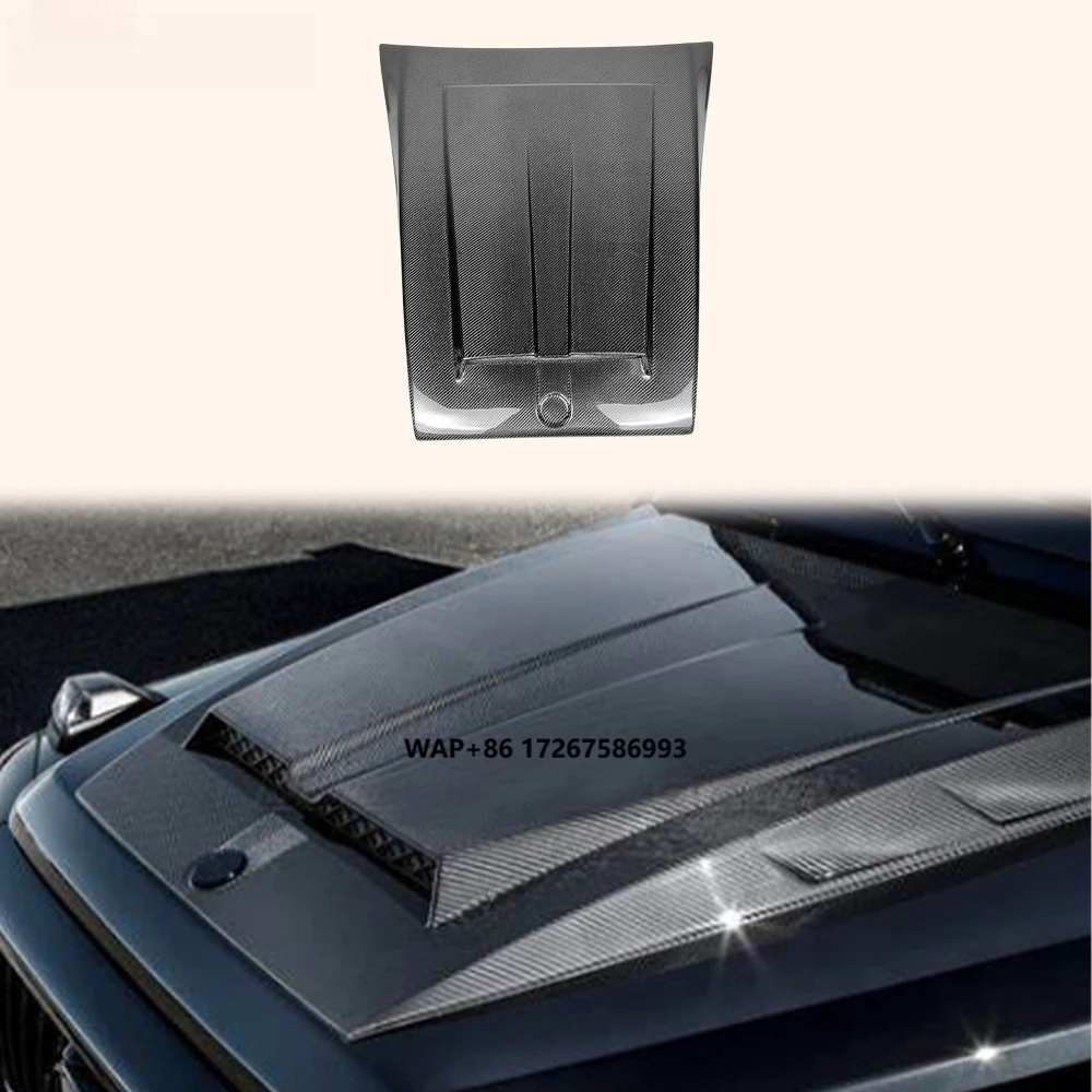 

For W463 G900 G63 2019+ Carbon Vented Cooling Hood Attachment