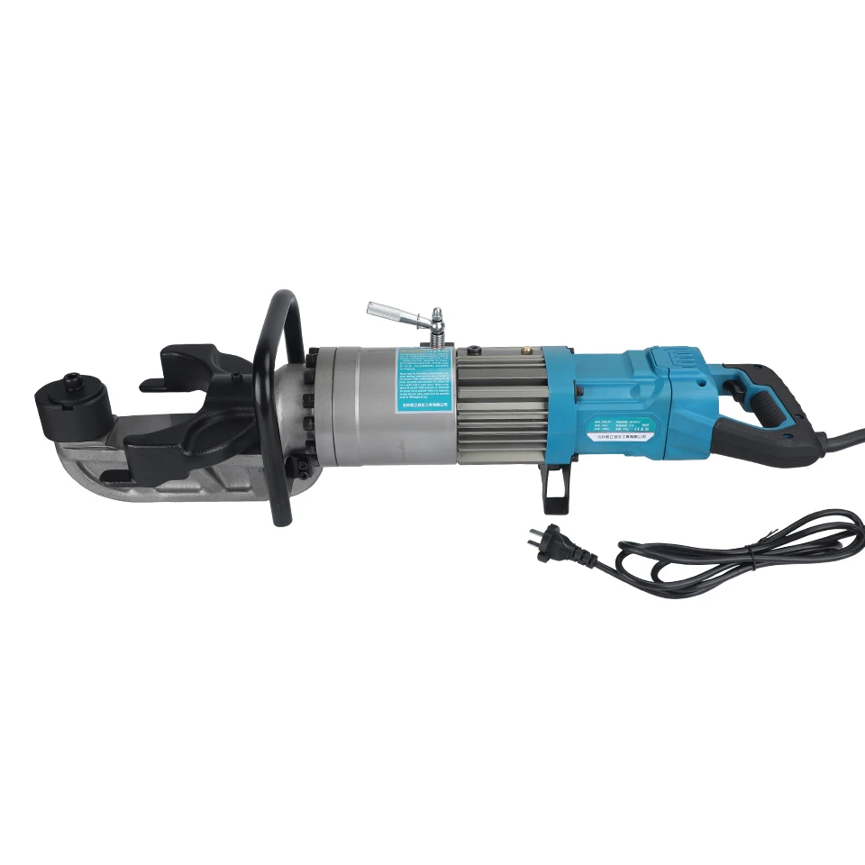 HRB-28 Electric Rebar Bender - Handheld Steel Bar Bending Tool
