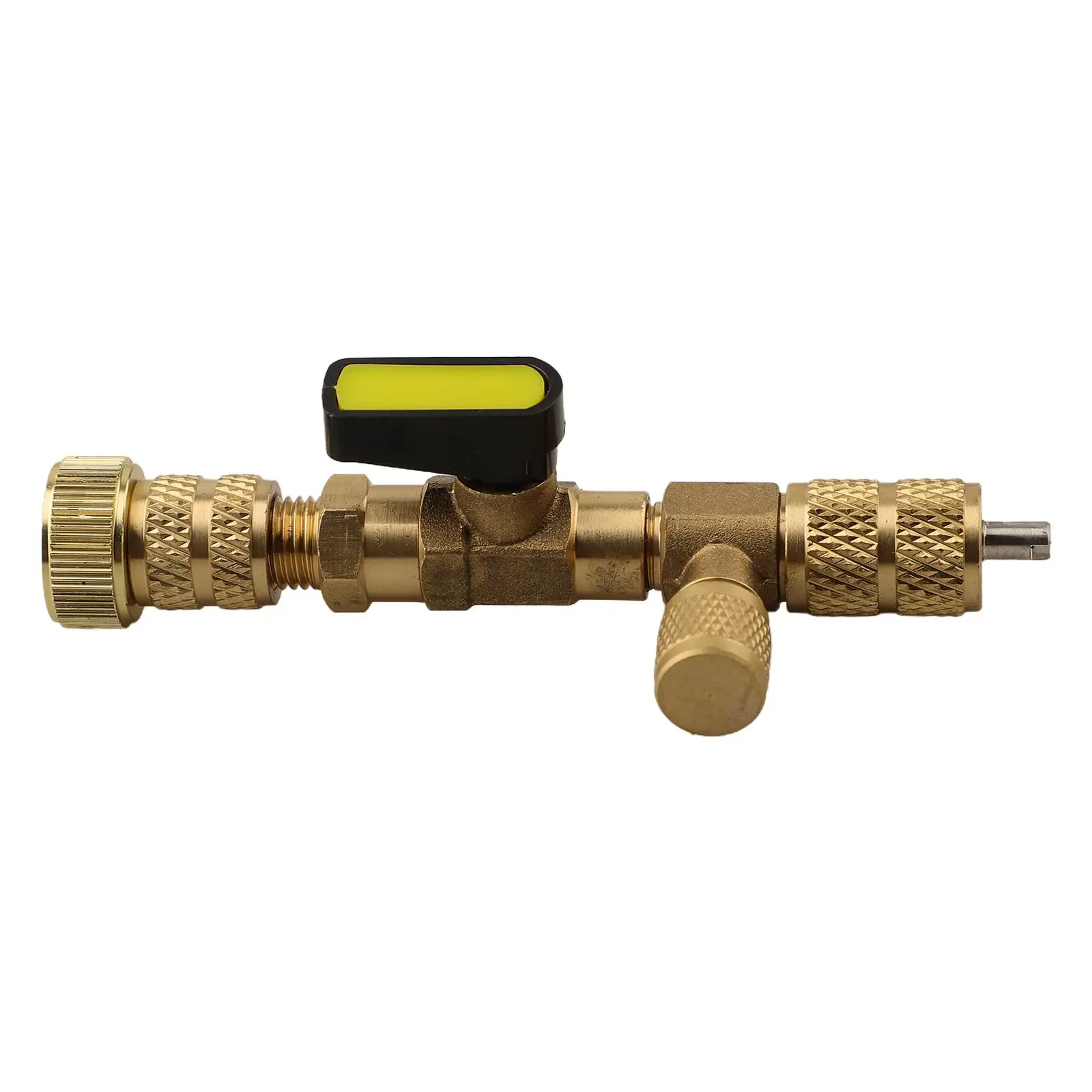 Valve Core Puller Remover Installation Tool With Dual Size 1/4 5/16 Ports For R22/R134/R410/R32R Air Conditioners Repair Tools