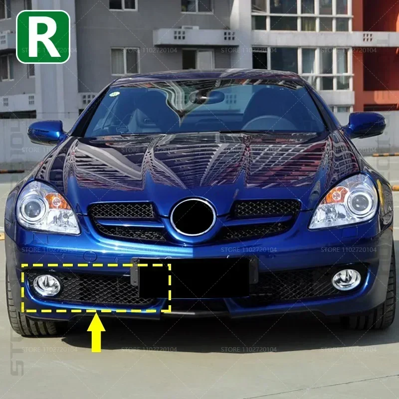 Voor 2009-2011 W171 Mercedes Benz SLK200 SLK300 SLK350 Front Lower Bumper Grille Mistlamp Frame Cover 1718800524 1718800624