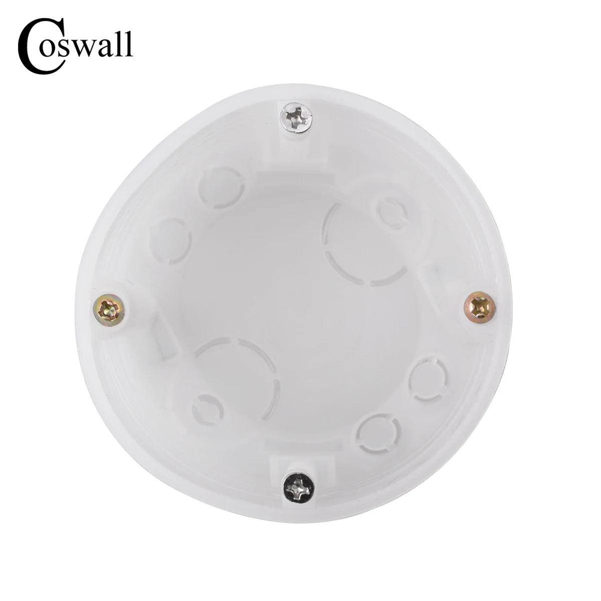 Soft Round Box 1 Gang Dry Lining Box For Gypsum Board / Drywall / Plasterboad 46mm Depth Wall Switch BOX Wall Socket Cassette