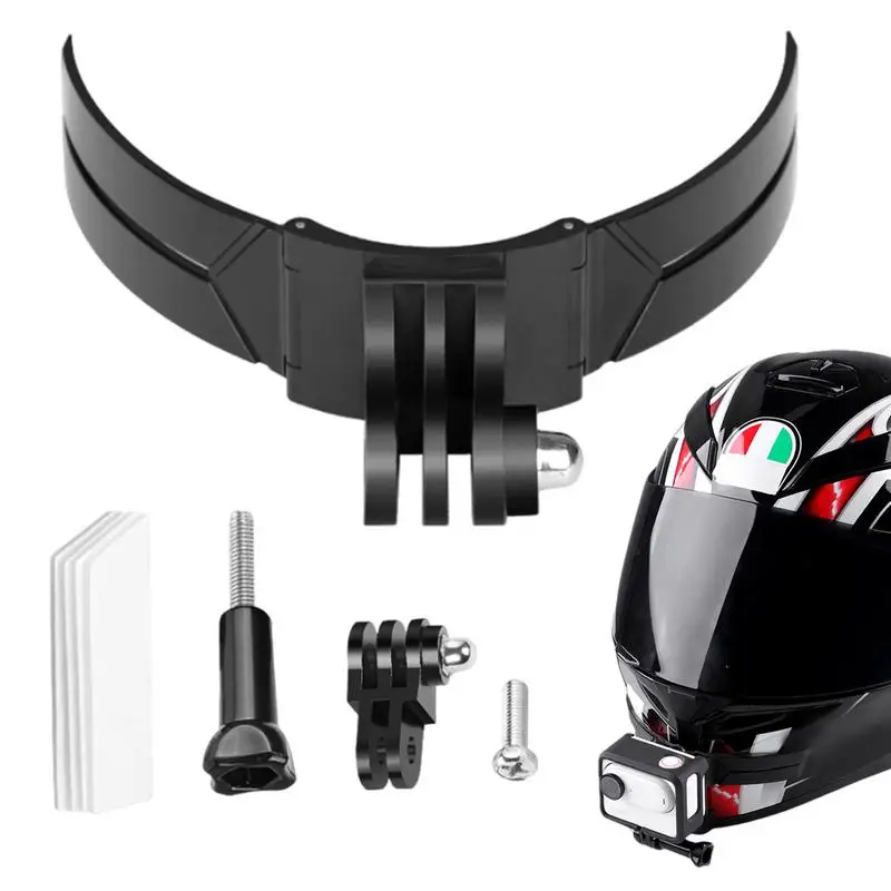 Motorhelm Camera Beugel Motorhelm Sport Camera Clip Full Face Helm Kin Mount Fietsen Record Schieten