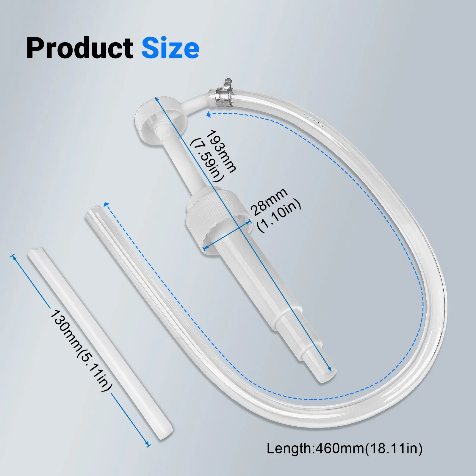 Universal New Lower oil pump with leak-proof clamp suitable For standard quart bottle and engine maintenance of outboard ship