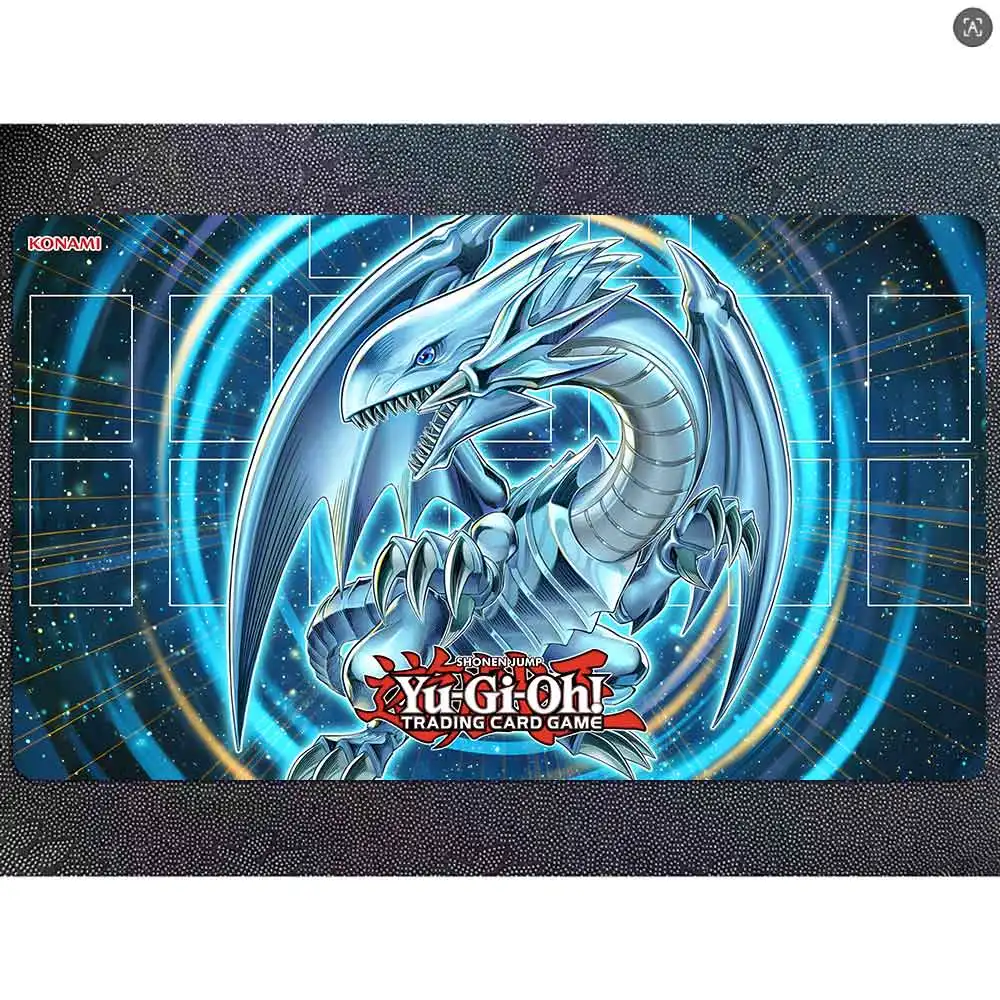 Yugioh Playmat Blue-Eyes White Dragon TCG CCG OCG Trading Card Game Mat Yu-Gi-Oh M-177