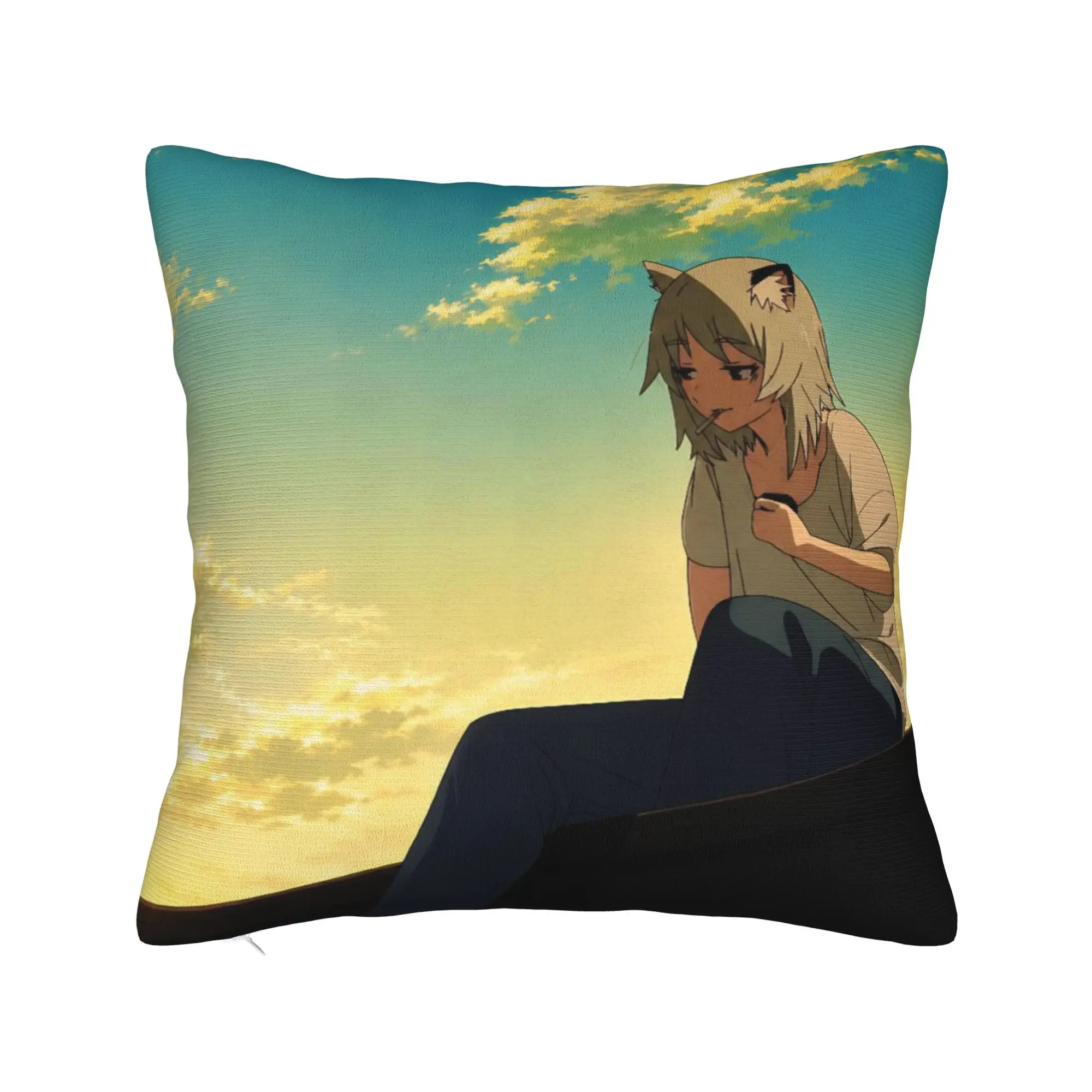Decorative Pillowcases C-Chainsmoker Cats Merch Bed  Throw Pillow Case Cover Zippered Multi-Size