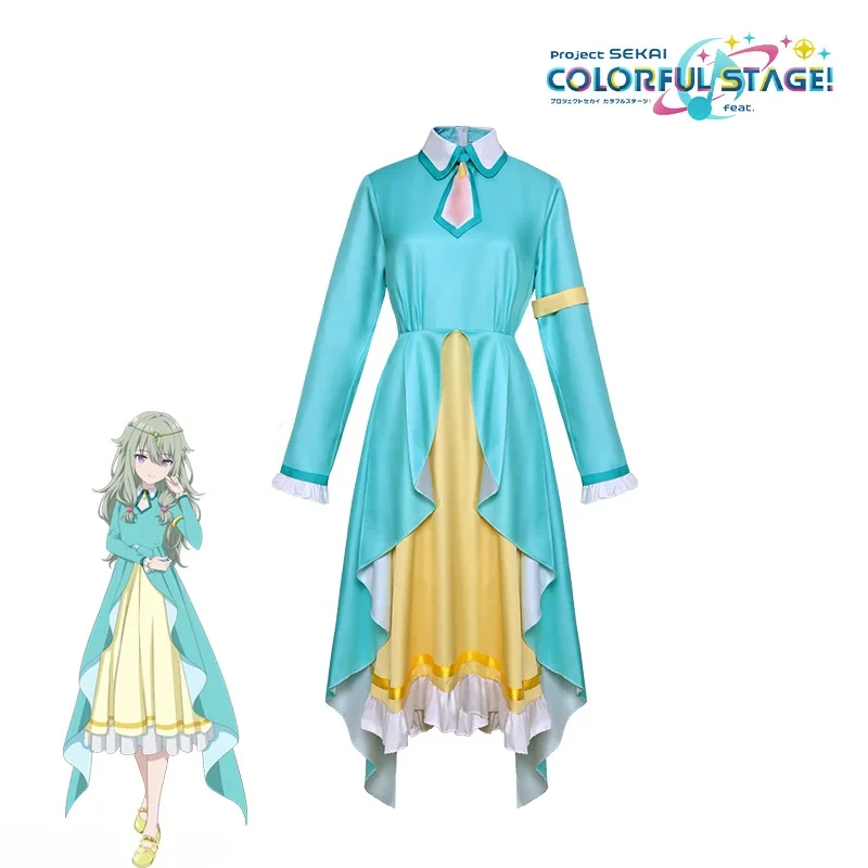 

New Game PJSK Kusanagi Nene Cosplay Costume Adult Women Dress Perform Uniform Full Set Accessories Suit Halloween Outfits