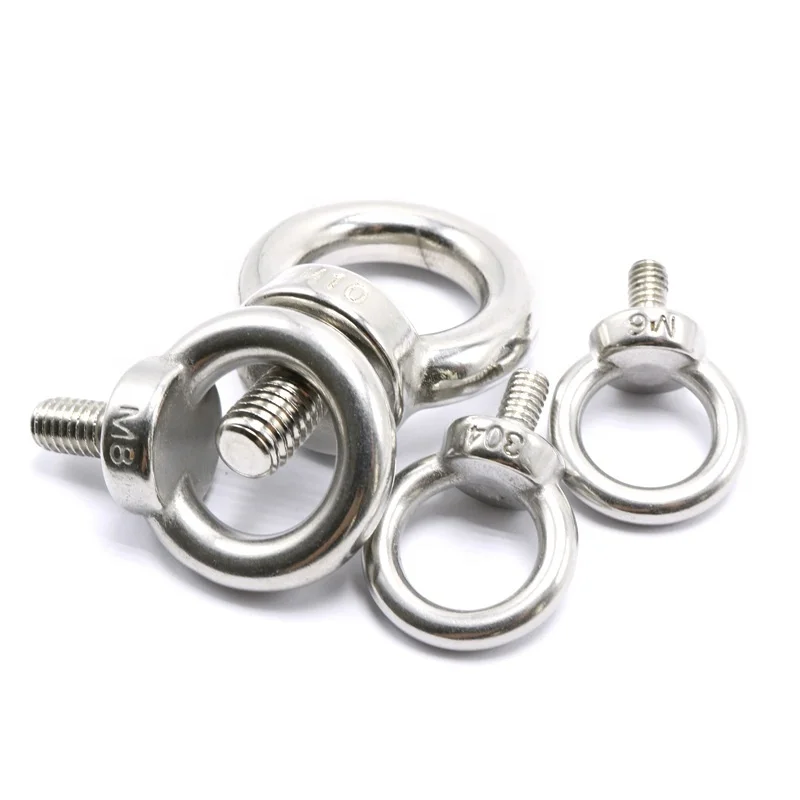 fastener eye bolt screw m3 stainless steel eye bolt for factory