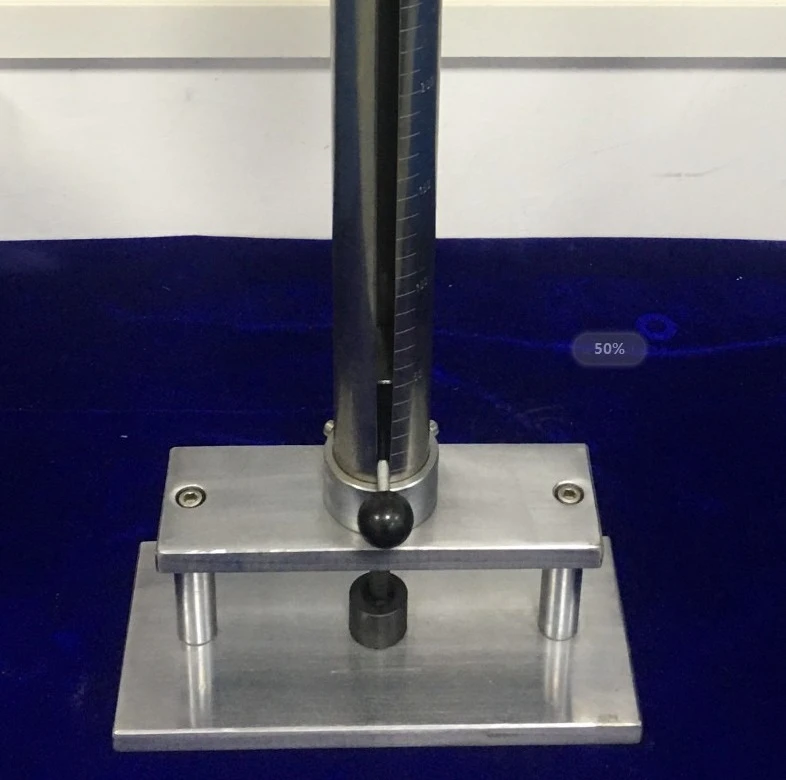 Aufprallprüfer für Farbfolien, Aufprallprüfer für Farbfolien