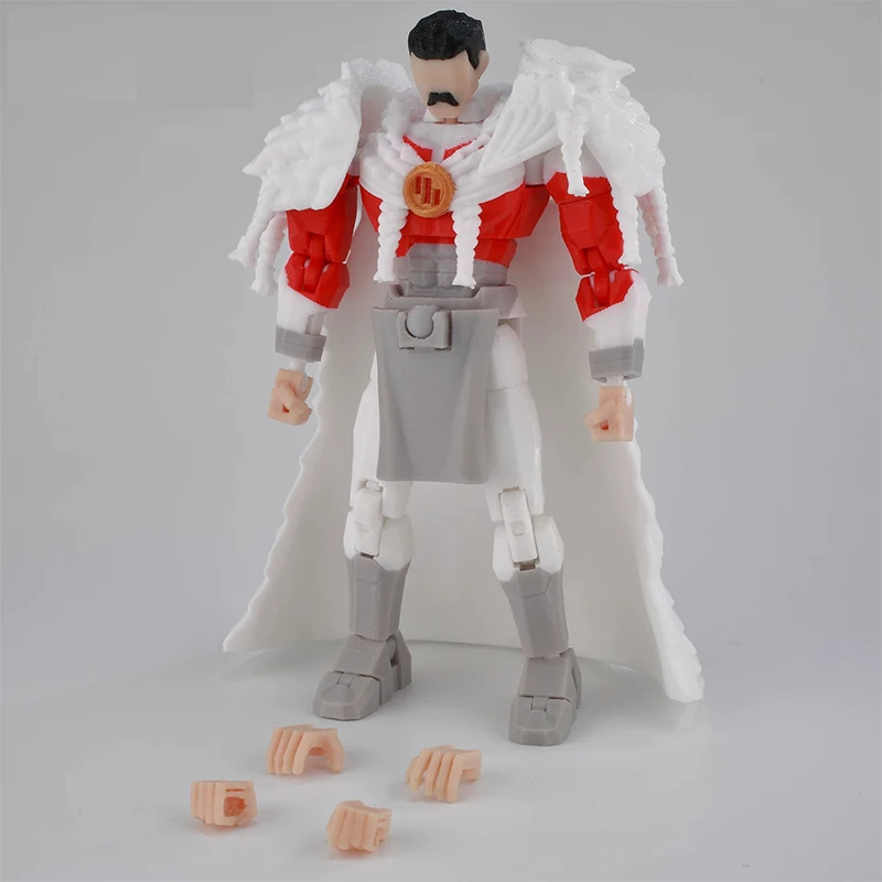 3D Printed Dummy 13 Invincible Boy Titan Model Multi-jointed Movable Action Figure Desktop Ornament Animation Model For Kids Fan image 3