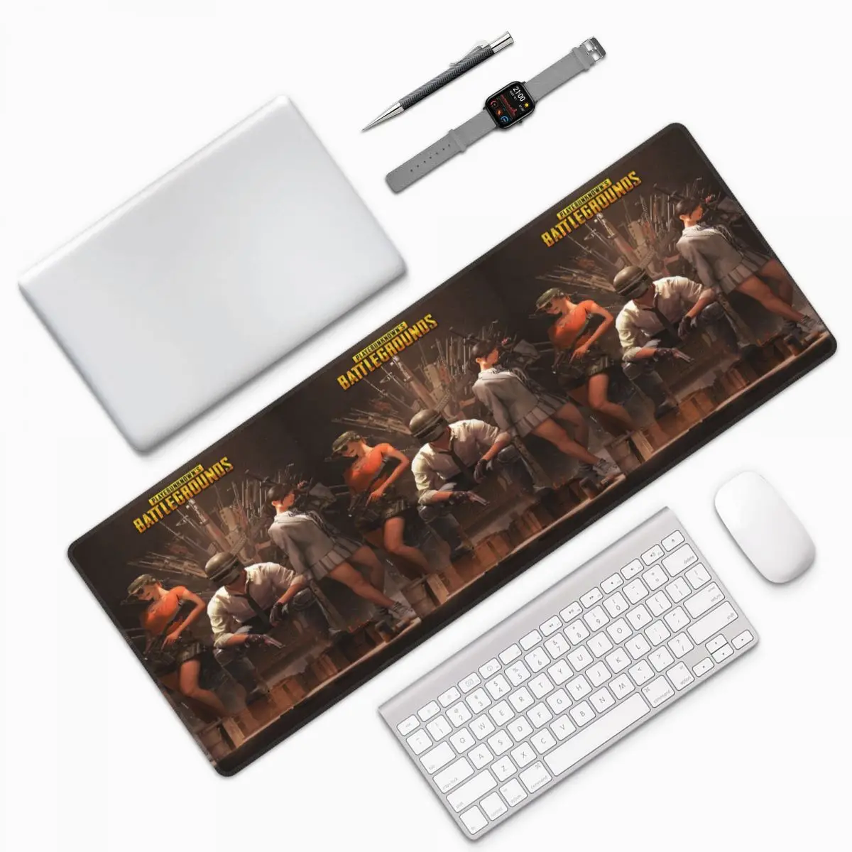 Pubg Battlegrounds Shooting Game Large Mouse Pad Computer Keyboard Mouse Mat Gaming PC Laptop Desk Mat Table Mats