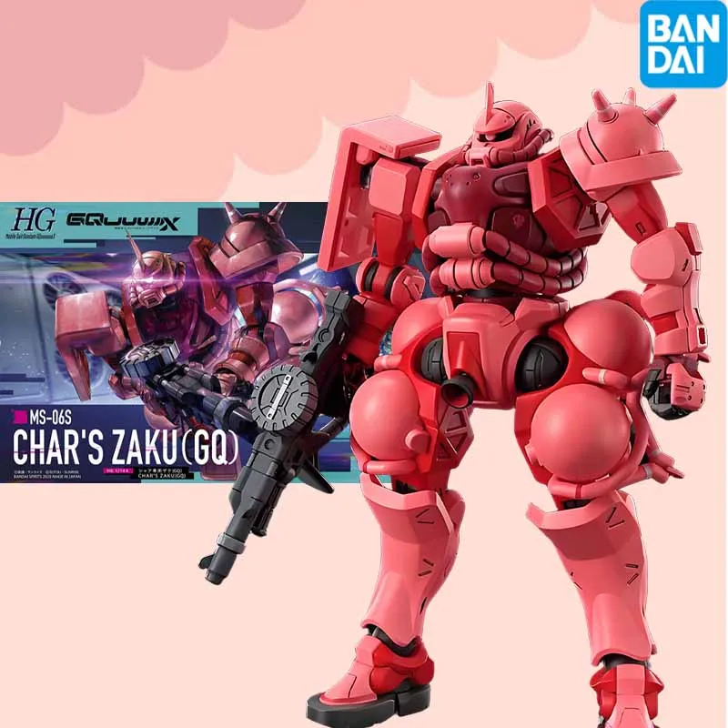 

Bandai Gundam GQuuuuuuX MS-06S CHAR'S ZAKU(GQ) Anime Action Figure Assembly Model Toys Collectible Model