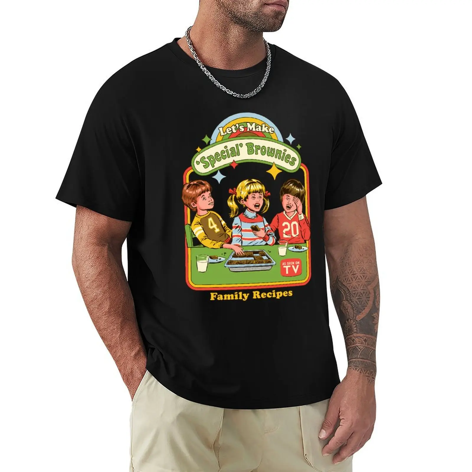 

Copy of Mr GigglesMr GLets Make BrowniesigglesMr Giggles T-Shirt customs baggy shirts T-shirts man mens fashion
