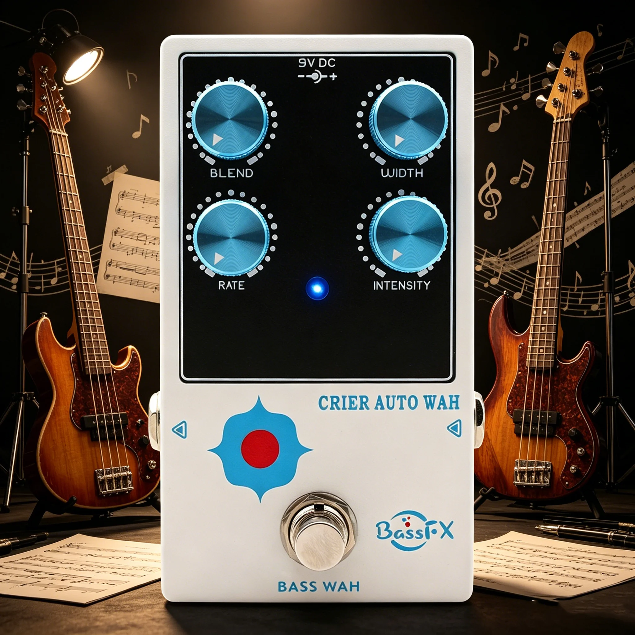 

Wah Bass Pedal with BIAS Control tracking and accuracy rarely found True Bypass Fanmuzk Crier Auto WAH Pedal for Electric Bass
