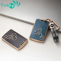 TPU Car Key Case Cover Shell For Renault Kaptur Captur Logan Laguna Zoe Koleos Danilo Nema Fluence Megane 2 3 Clio Scenic Duster