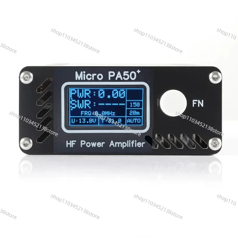 

Новый Micro PA50+ (PA50 Plus) 50 Вт 3,5–28,5 МГц 1,3-дюймовый OLED-экран Интеллектуальный коротковолновый ВЧ-усилитель мощности КСВ-метр Фильтр LPF