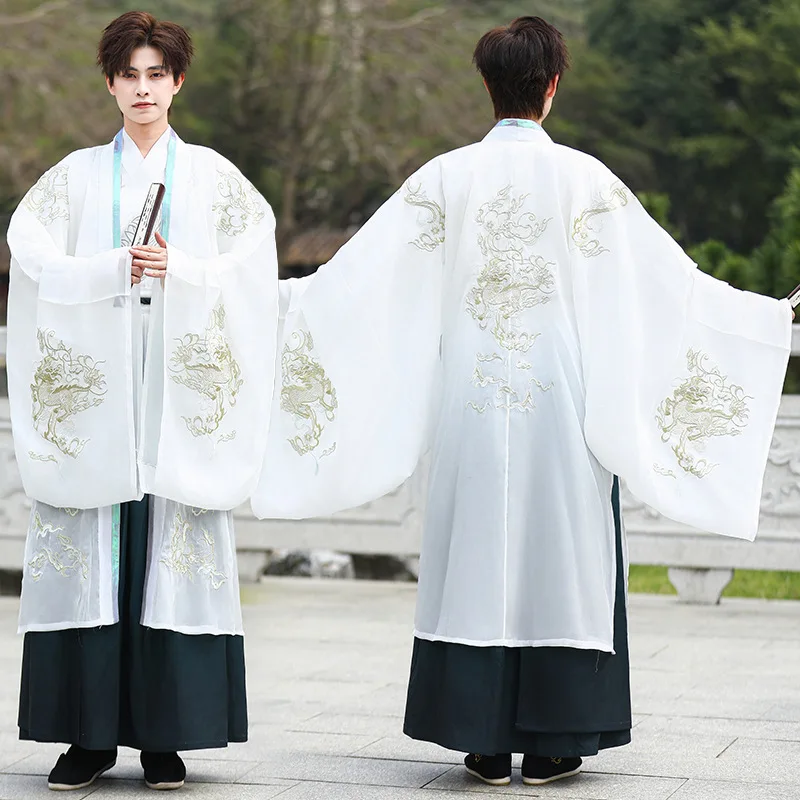 Hanfu الرجال الصينية التقليدية المبارز حفلة تأثيري حلي هان سلالة خمر Hanfu فستان تانغ دعوى كرنفال تأثيري حلي