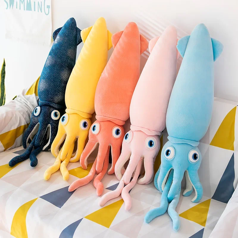 

Creative and Simple Marine Animal Pillow Squid Soft and Comfortable Skin-friendly Plush Toy Octopus Doll Plush Doll Cartoon Boy