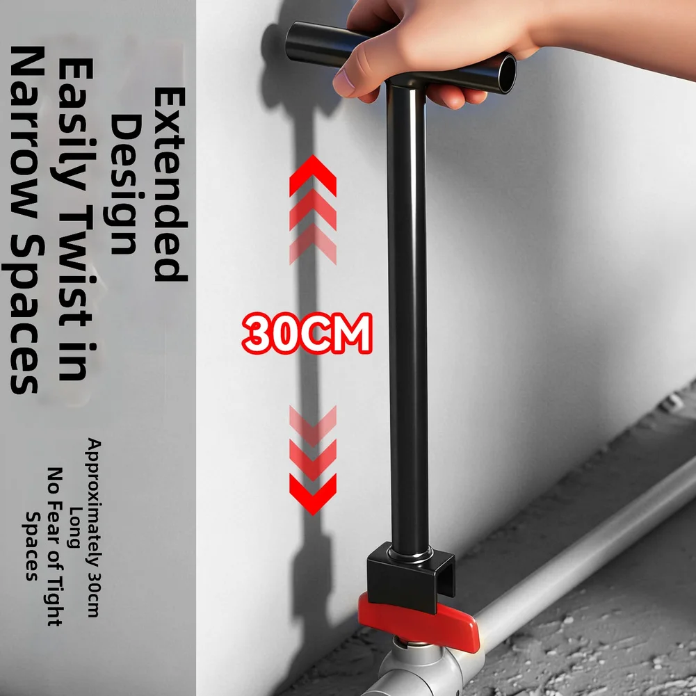 21mm Extended Alloy Lever For Effortless Floor Heating Control For Manifold Valve Adjustment In Tight Areas