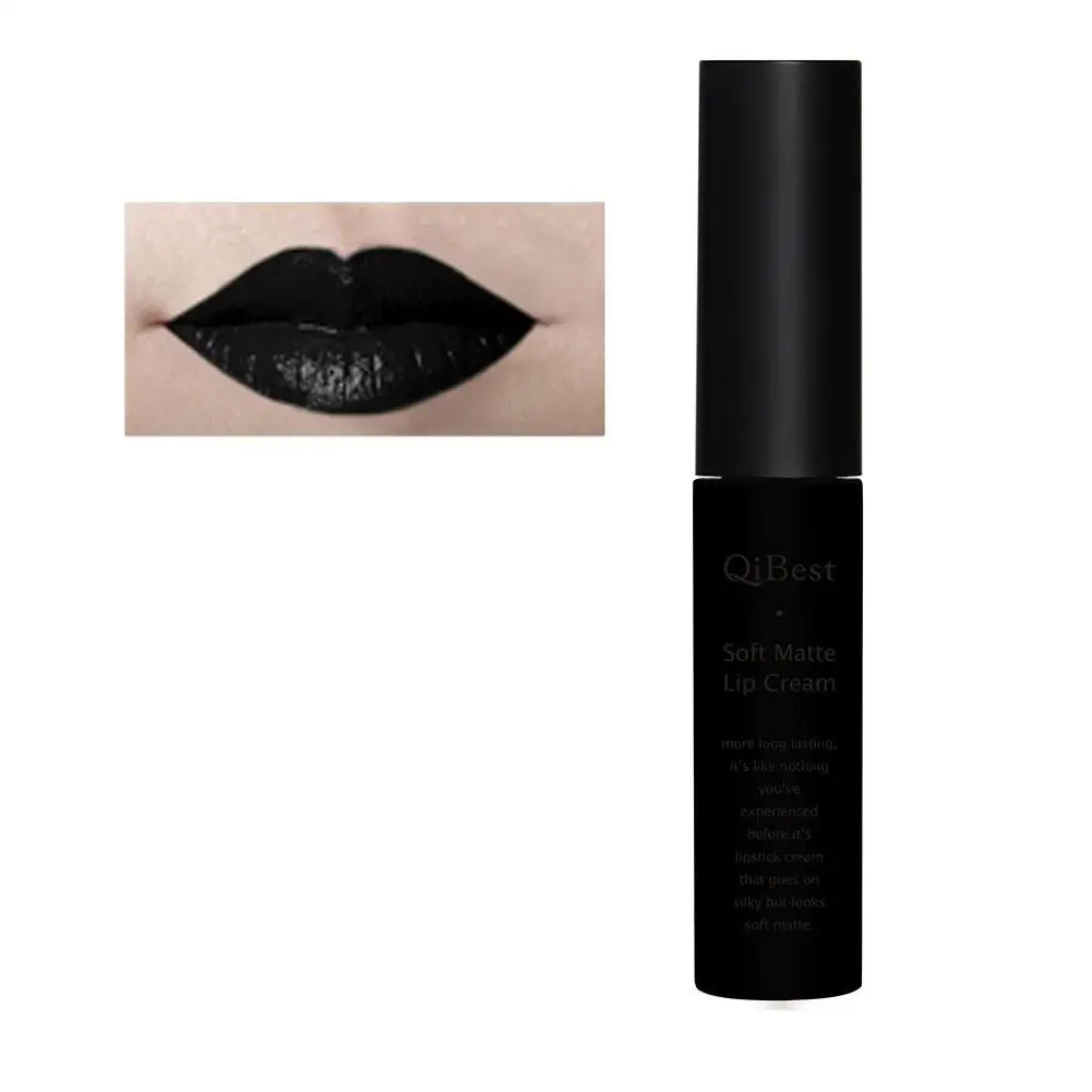 Matte flüssige Lippenstift wasserdicht langlebige Samt Make-up Tube schwarz Lip gloss rot Tönung nackte Lippenstifte matte Kosmetik pi p7y4