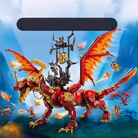 gifts and compatible Weimon Source Dragon creative building block toys Children's toy gift Children's birthday gift