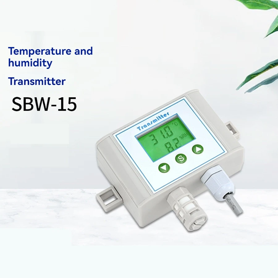 Digital Temperature And Humidity Transmitter Sensor RS485 Integrated Industrial Environment Air 4-20mA Probe