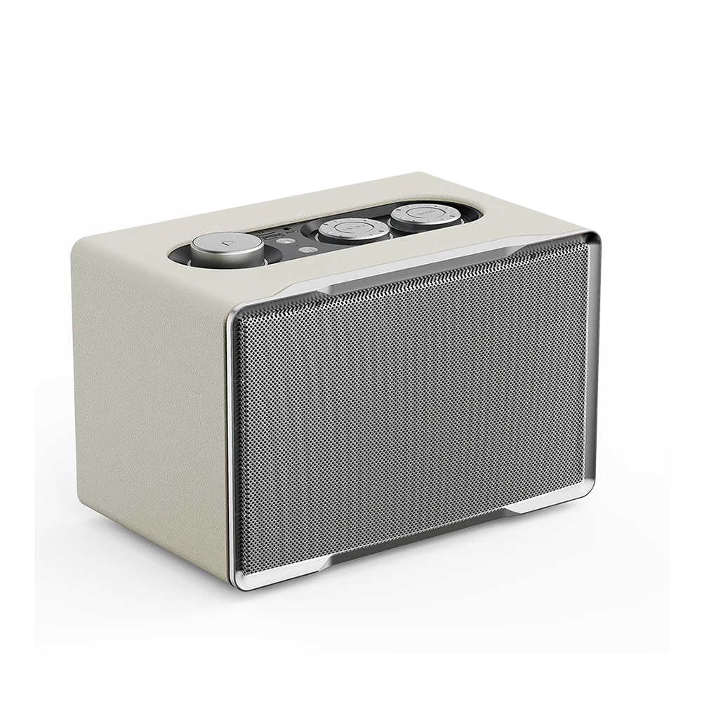 New Product Wood Woofer Speaker  Music Speakers Wireless Microphone Karaoke Portable Electronic Gadgets