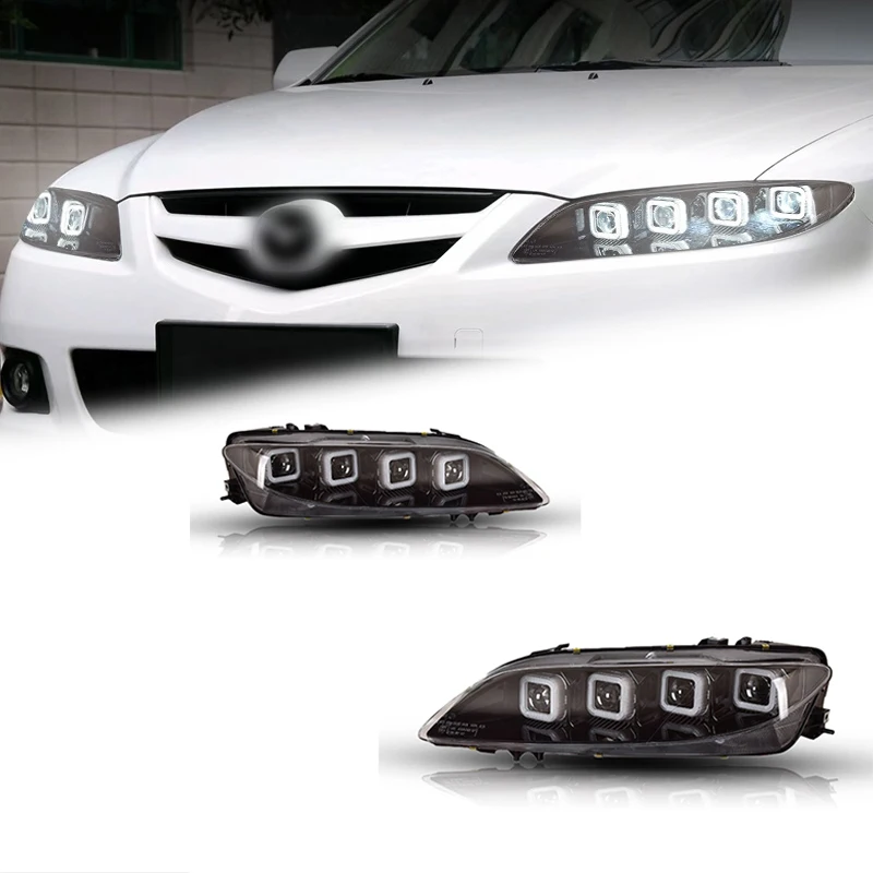 

FT Car Lights For Mazda 6 LED Headlights 2003-2015 Upgrade LED Projetor Headlamp Daytime Running Light Automotive Accessories