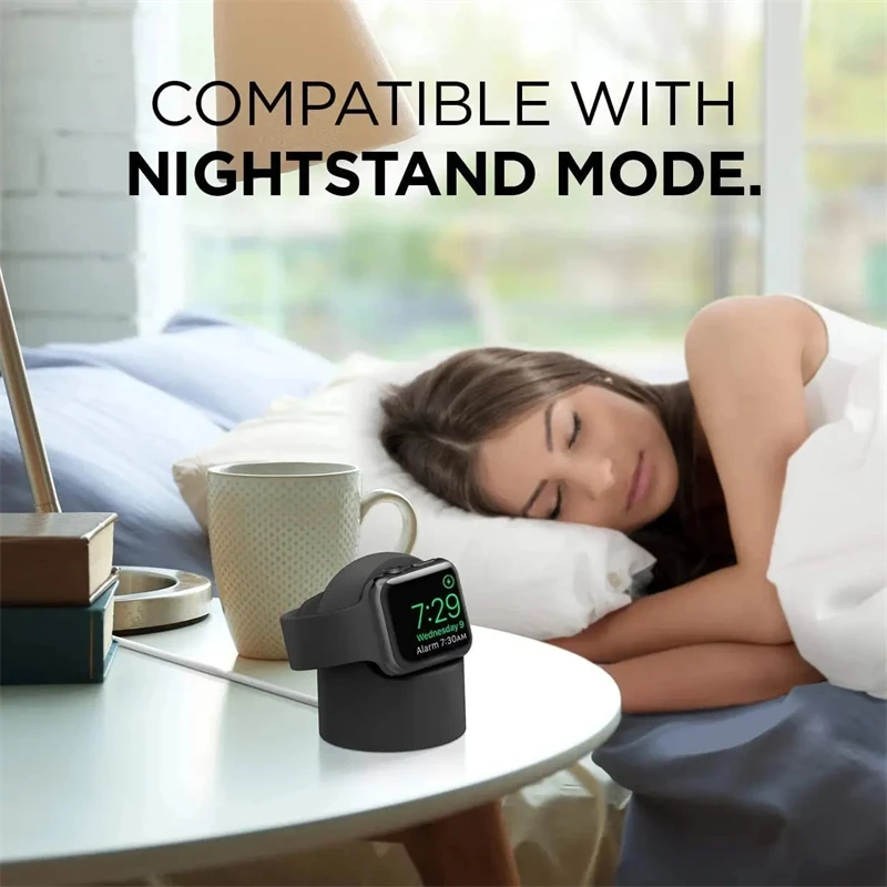 حامل شاحن لساعة أبل سلسلة 9 8 7 6 SE 5 3 Ultra 1 2 شاحن قاعدة شحن حامل كابل شحن Iwatch