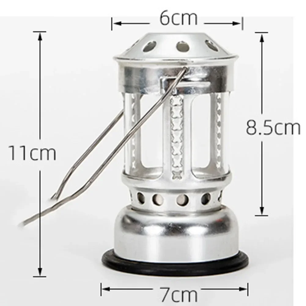 SPORTFUNSF Camping Tea Wax Candle Lantern Tealight Holder Decorative Outdoor Camping Fishing Hiking Angling Ambient Light