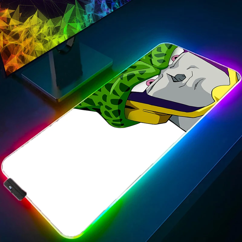 

RGB LED Mousepad Rubber Mouse Pad Gaming D-dragon B-ball Accessories PC Gamer Cabinet Carpets Computer Desk Mat Keyboard Pads