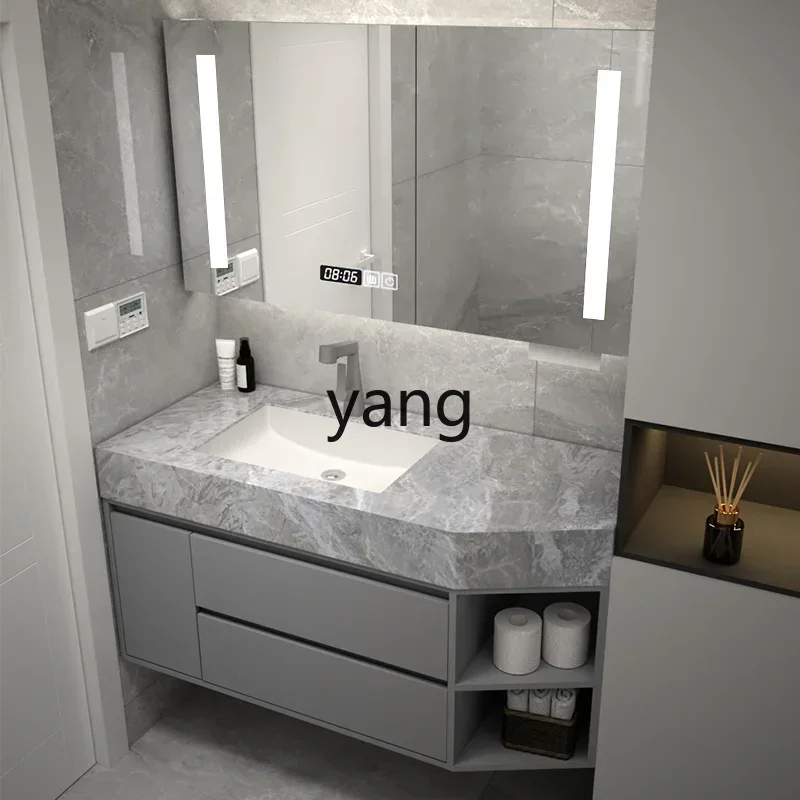 

LH diagonal bathroom cabinet toilet sink washbasin side sink