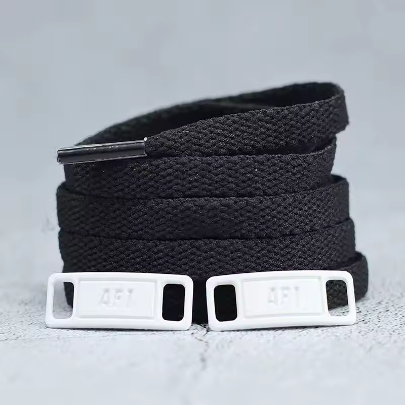 4Pcs AF1 Shoelaces Black White Flat laces and Shoe Decoration Suit Sneaker Shoelace Air Force one Shoes Accessories - Image 8
