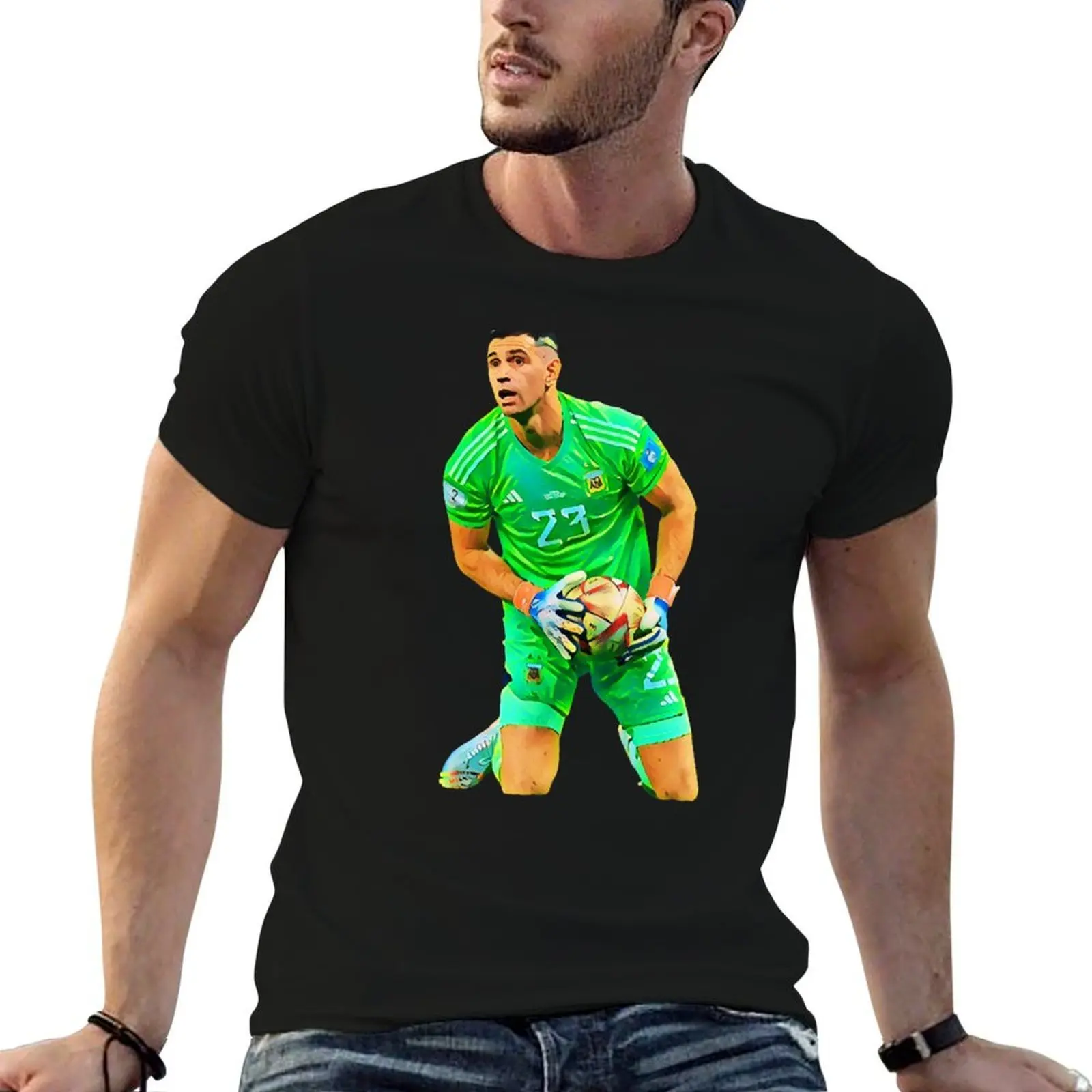 

Emi Martinez-Funny T-Shirt t shirts for man graphic cars t shirt man casual T-Shirt