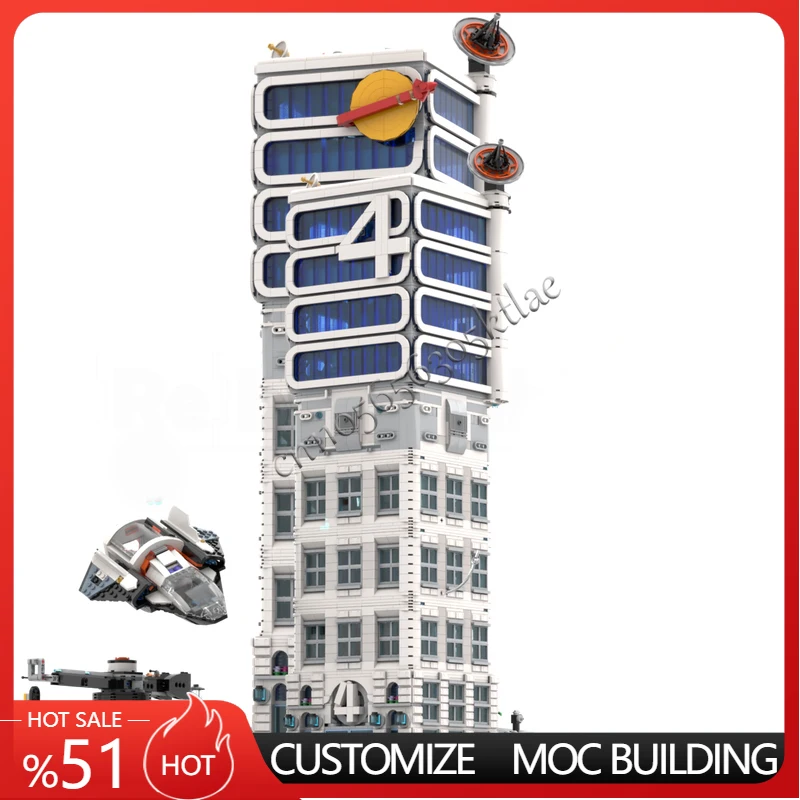 

6184 PCS MOC Creative Street View Fantastic Medieval Modular Construction Classic Air Academy Model Building Block Kids Toy Gift