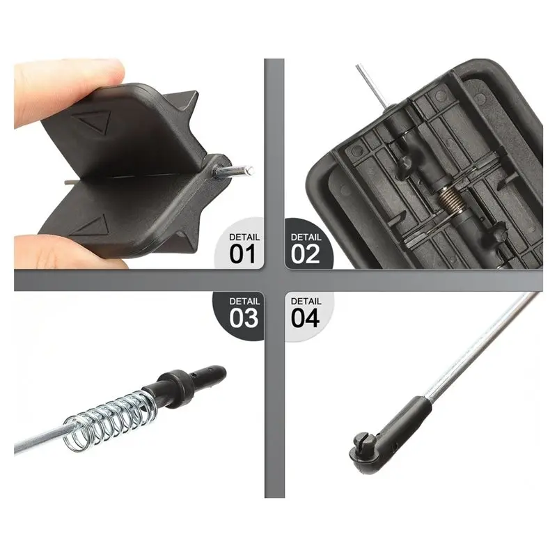 Ac29-Sliding Window Glass Handle Latch Repair Kit For VW Multivan