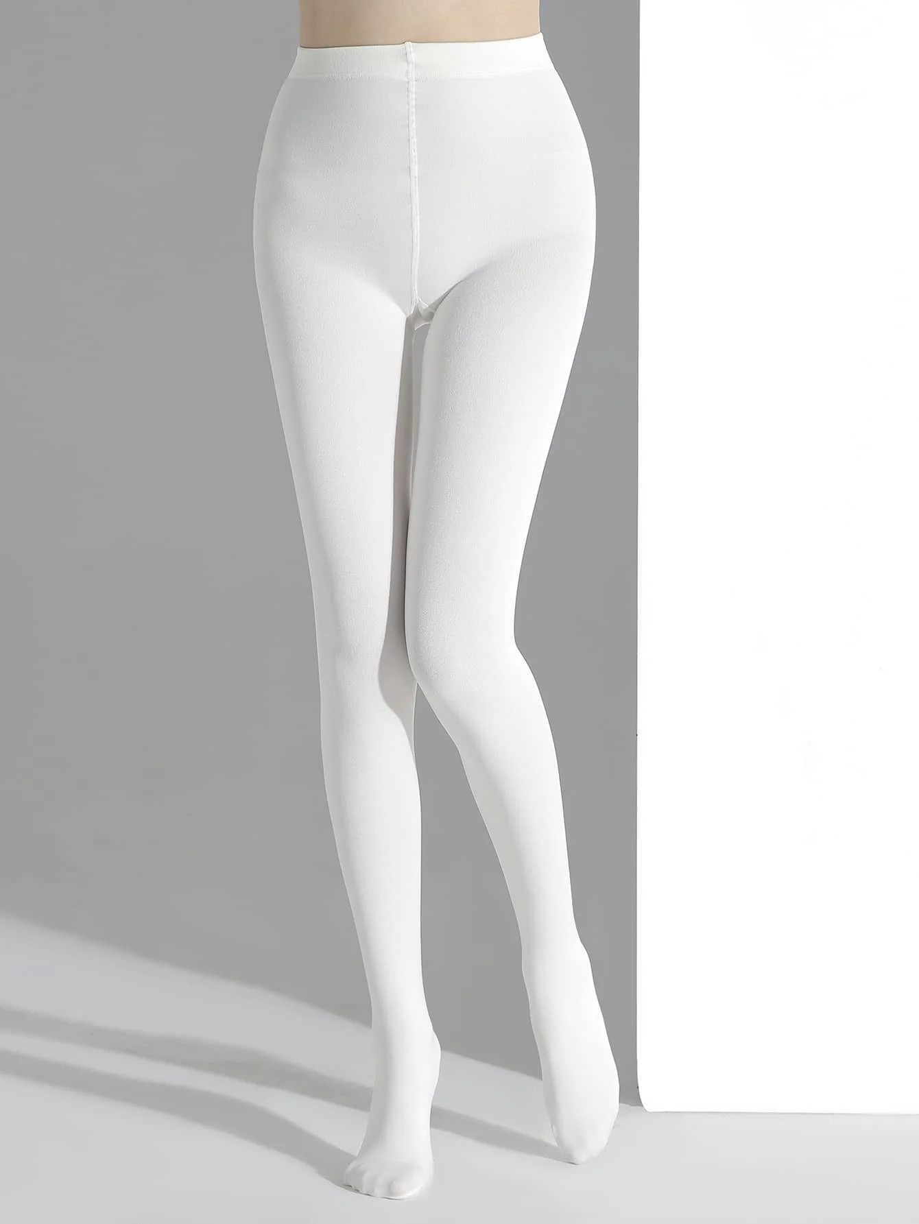 UNA COPPIA Collant tinta unita da donna Calzini leggings slim coreani di alta qualitร inverno primavera autunno termico