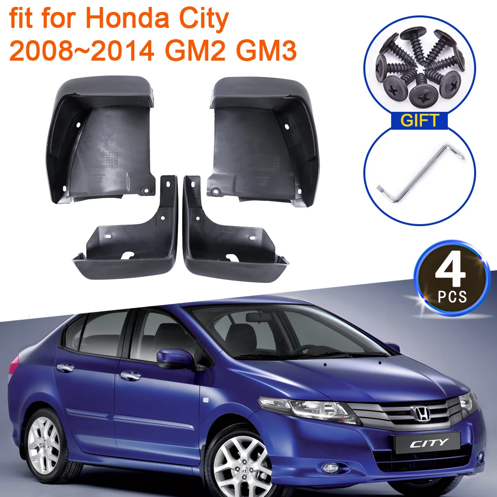 

Mud Flaps For Honda City 2008 2009 2010 2011 2012 2013 2014 GM2 GM3 Mudguards Splash Guards Fender Flare Mudflaps Accessories