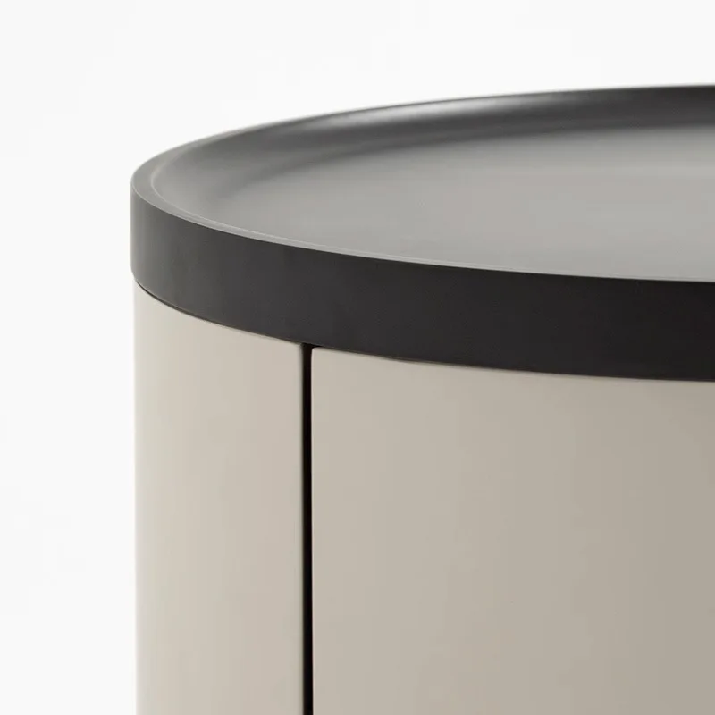 Double drawer piano paint bedside table