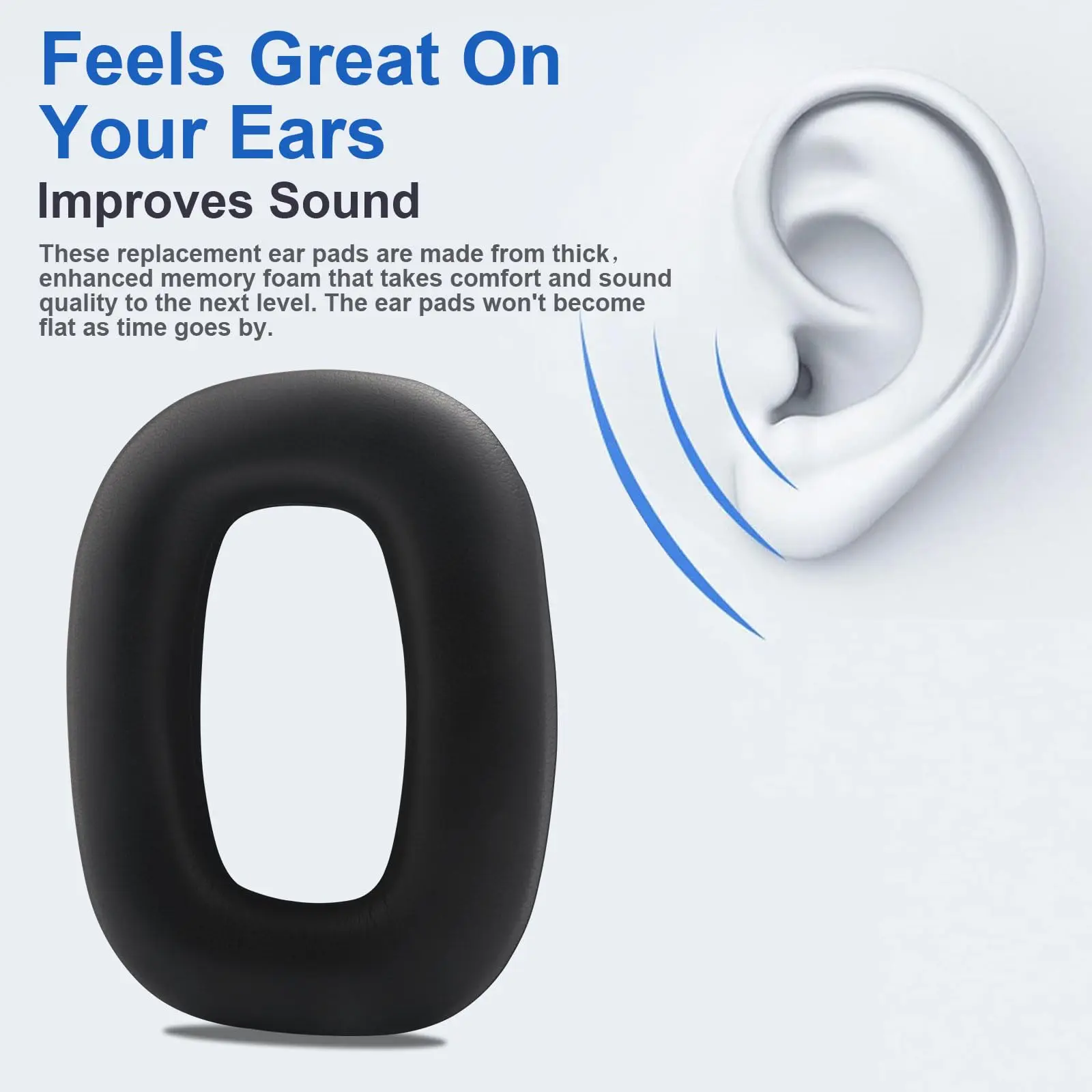 Astro A30 Ear Pads Replacement Ear Pads Cushions Compatible with Logitech Astro A30 Wireless Gaming Headset Earpads